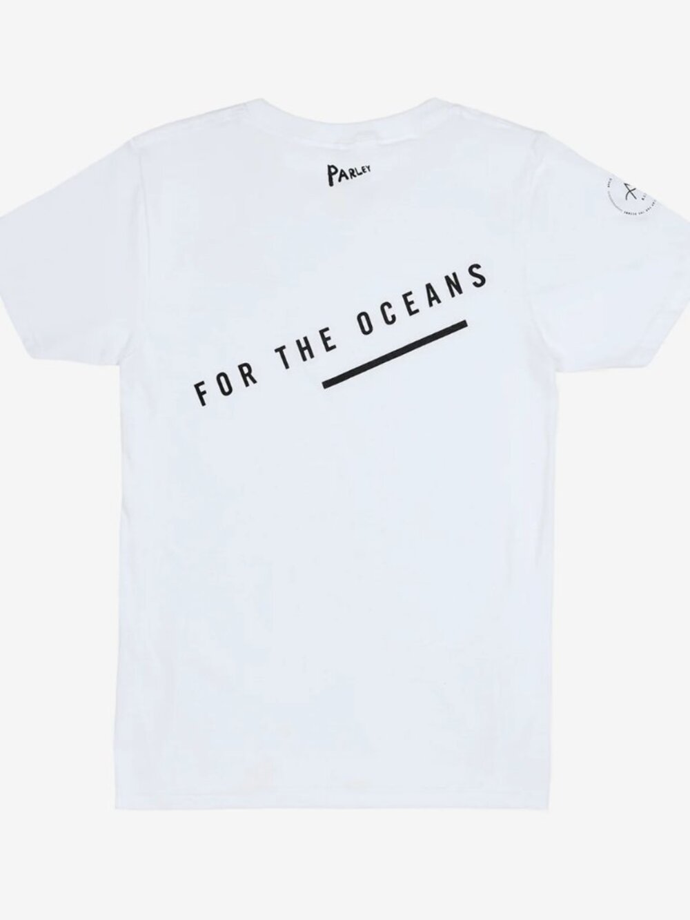 New Parley For the Oceans Adidas White Short Sleeve Graphic Tee Unisex Size XS
